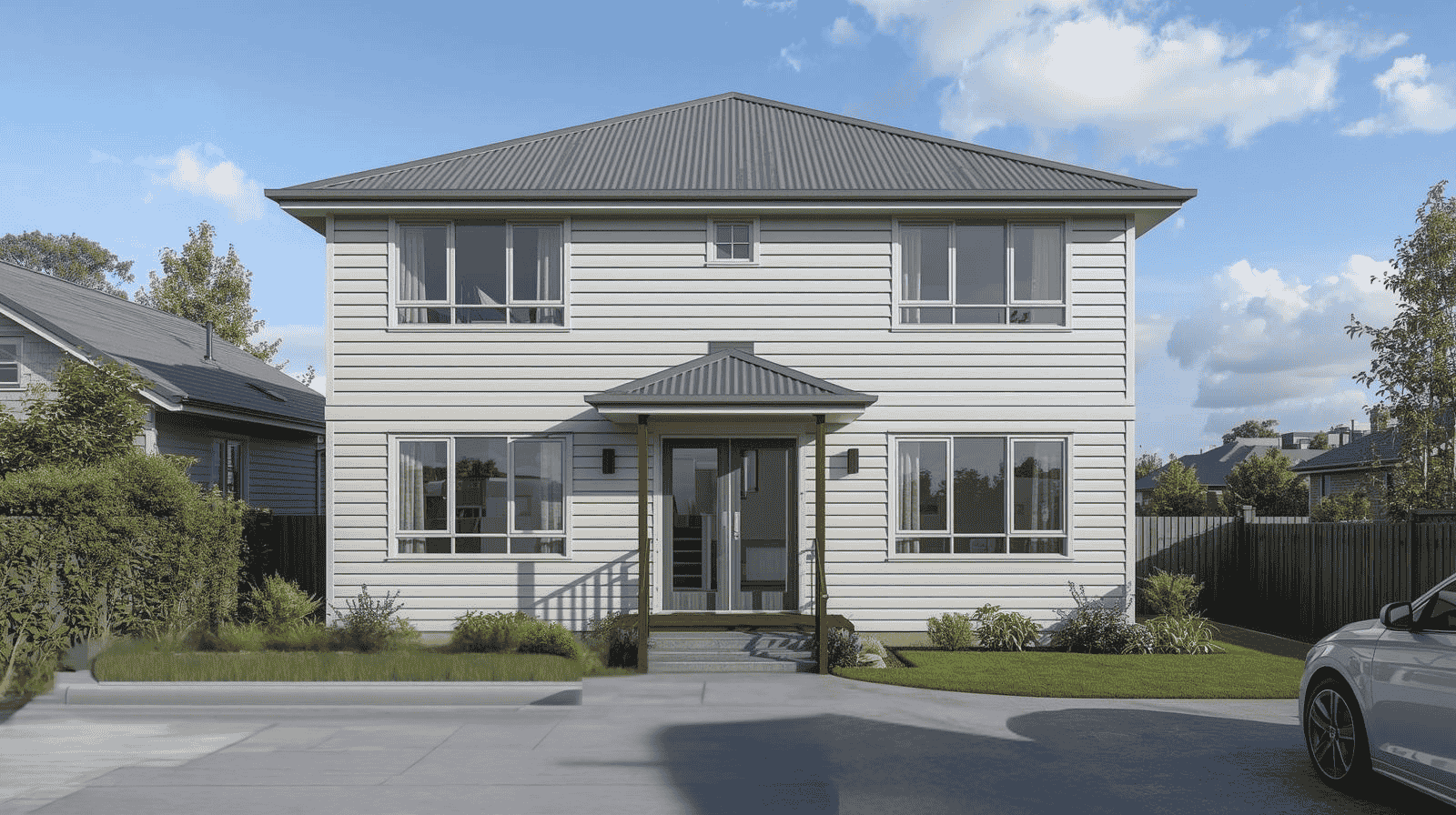 Industrial activity building in Canterbury rural setting